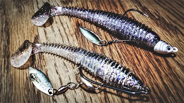 finesse swimbait with underspin