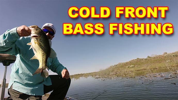 pond bass fishing before, during, and after a cold front