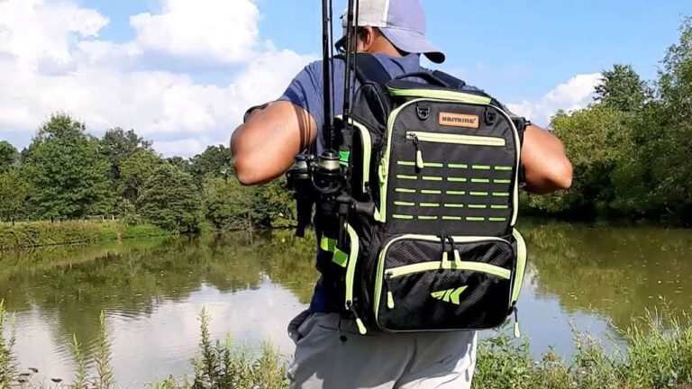 best fishing backpack with rod holder