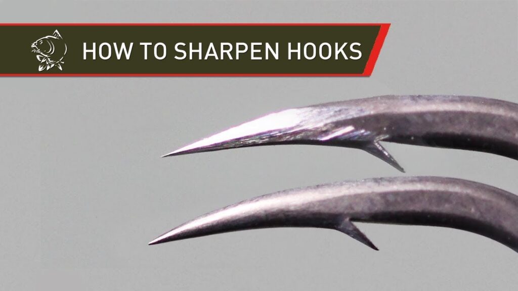 how to sharpen fishing hooks